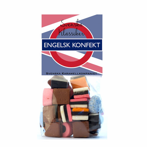 Engelsk konfektyr i form av godis