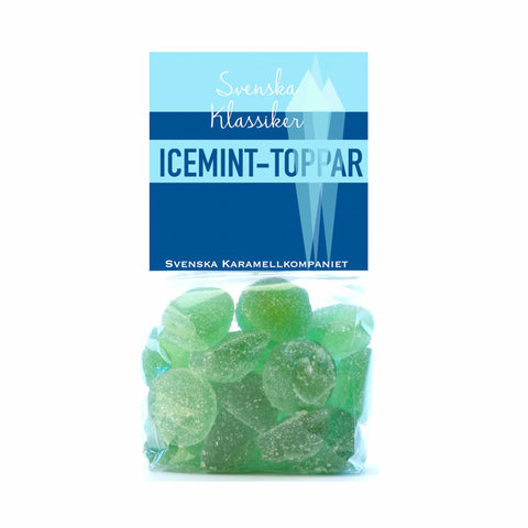 Icemint-toppar i form av godis