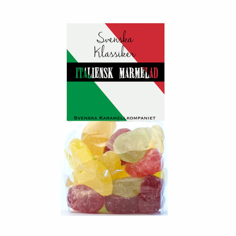 Italiensk marmelad i form av godis
