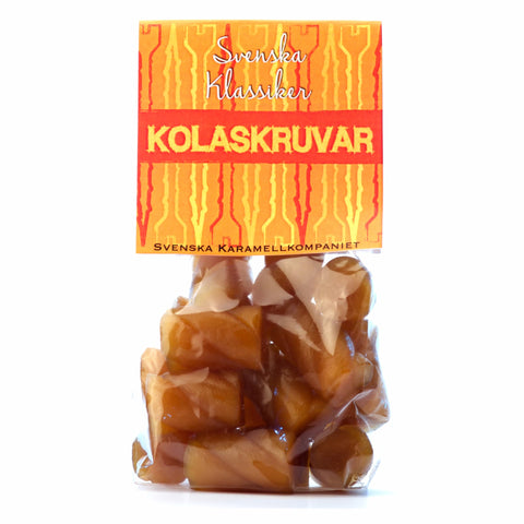 Kolaskruvar i form av godis