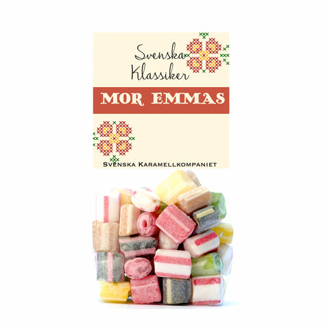 Mor Emmas i form av godiskarameller