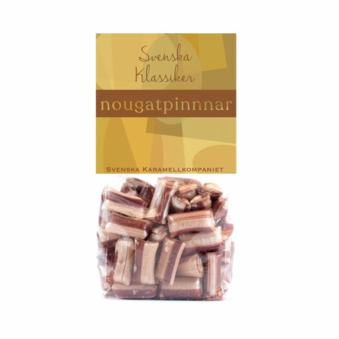 Nougatpinnar i form av godis