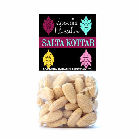 Salta kottar i form av godis