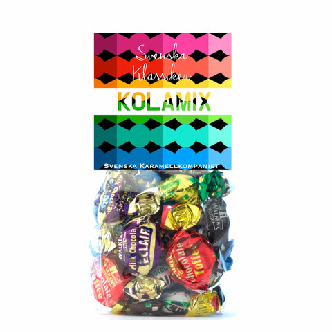 Kolamix i form av godis