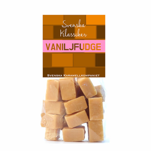 Vaniljfudge i form av godis