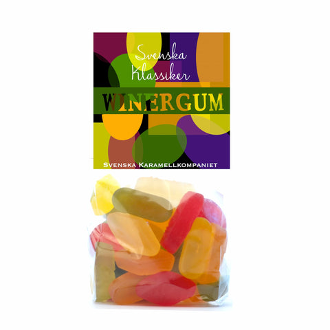 Winergum i form av godis